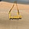 Picture of Kufic font Arabic Name necklace