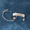 Picture of Personalized Half cuff Bracelet Thick