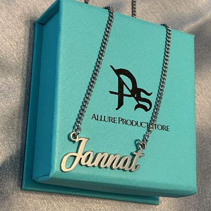 Picture of Silver Name Necklace English