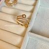 Picture of Peace Rose Gold Crystal Ring