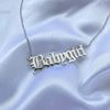 Picture of Modern Font  English Name Necklace