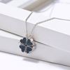Picture of Clover four-leaf heart necklace .