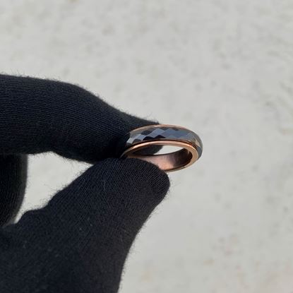 Picture of Ceramic Rusted Black Ring Unisex