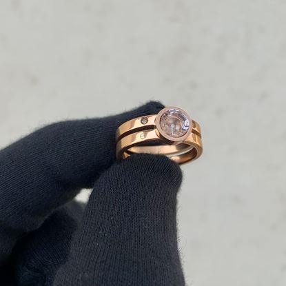 Picture of Bezel Rose Gold Ring