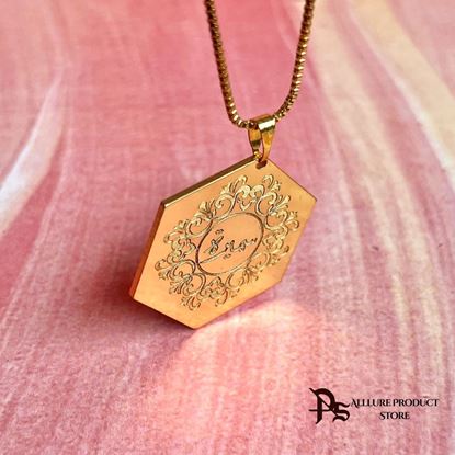 Picture of Hexagon Personalized Necklace