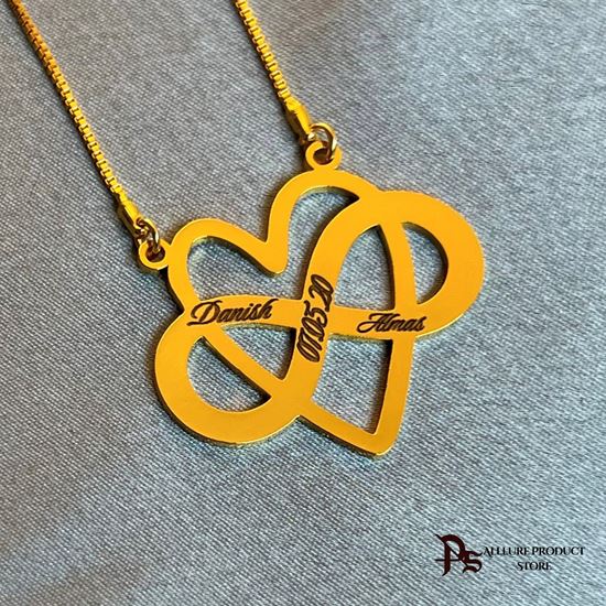 Picture of Infinite love couple necklace