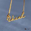 Picture of Signature font Name necklace