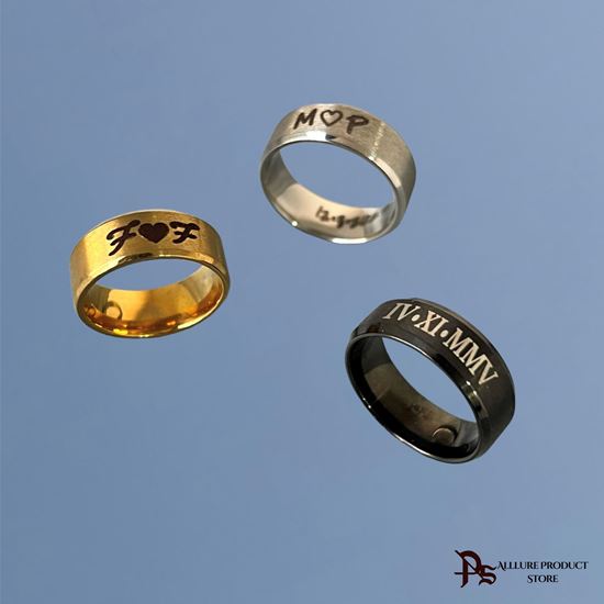 Picture of Engraved Band Rings