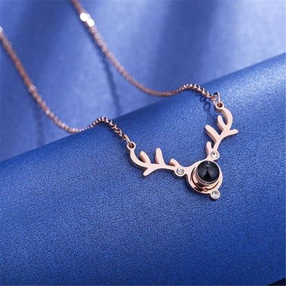 Picture of i love you necklace