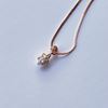 Picture of leaflet rose gold necklace