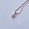 Picture of leaflet rose gold necklace