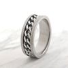 Picture of Fidget spinner silver ring unisex