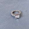 Picture of chunky silver ring size 8