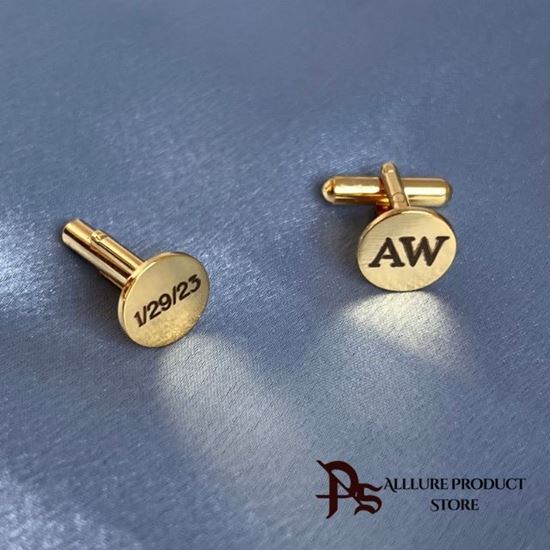 Picture of Personalized Cufflinks Engraved